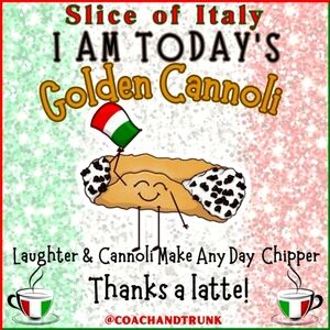 I'm today's Golden Cannoli‼️